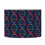 DNA Helix Pattern Print Drum Lamp Shade