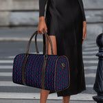 DNA Helix Pattern Print Duffle Bag