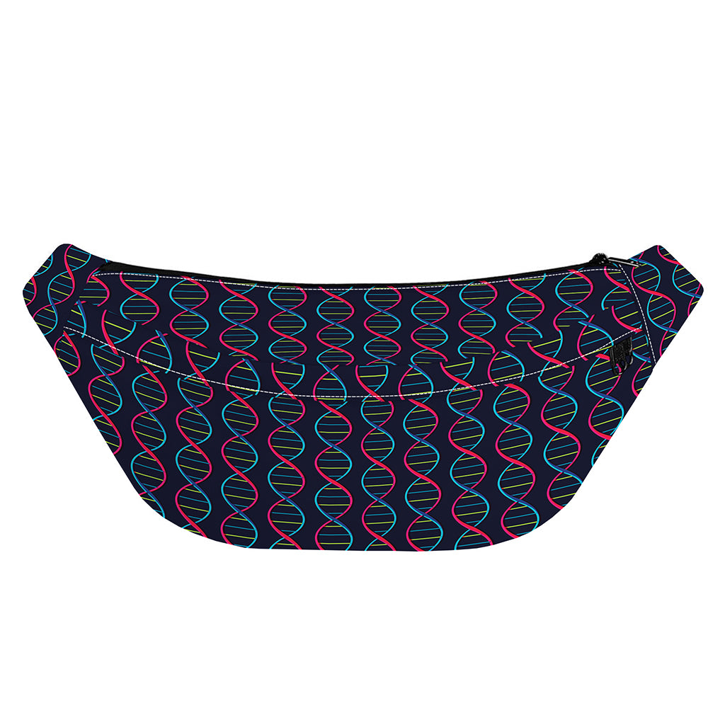 DNA Helix Pattern Print Fanny Pack