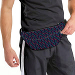 DNA Helix Pattern Print Fanny Pack