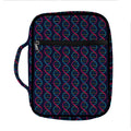 DNA Helix Pattern Print Front Pocket Bible Bag