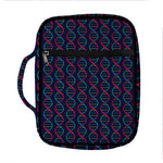 DNA Helix Pattern Print Front Pocket Bible Bag