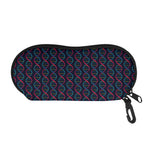DNA Helix Pattern Print Glasses Case