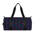 DNA Helix Pattern Print Gym Bag
