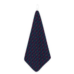 DNA Helix Pattern Print Hand Towel