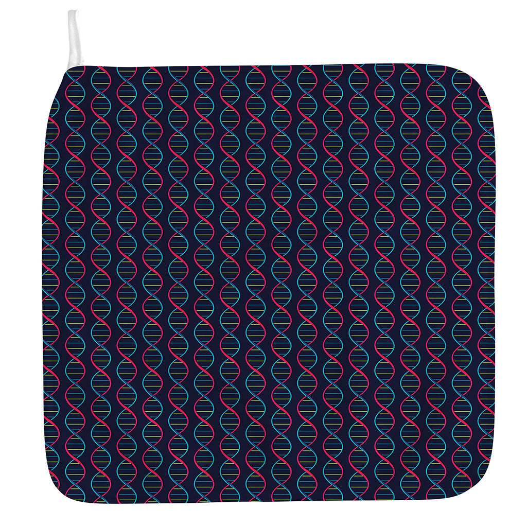 DNA Helix Pattern Print Hand Towel