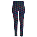 DNA Helix Pattern Print High-Waisted Pocket Leggings