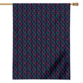 DNA Helix Pattern Print House Flag