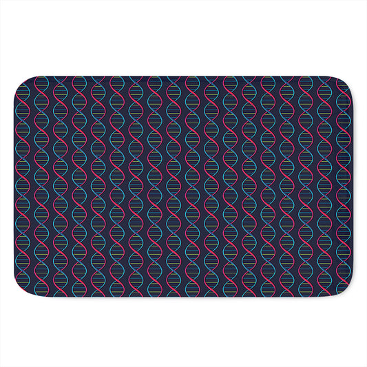 DNA Helix Pattern Print Indoor Door Mat
