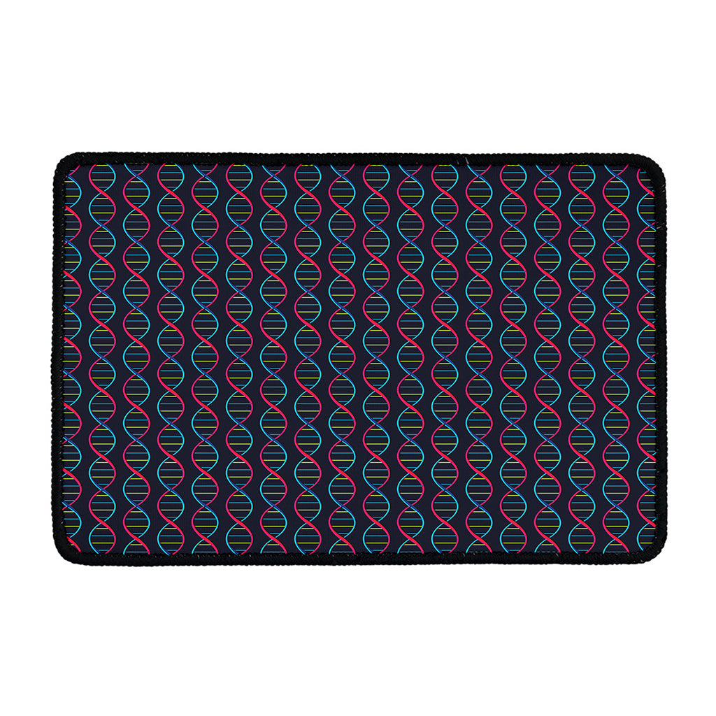 DNA Helix Pattern Print Kitchen Mat
