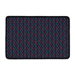 DNA Helix Pattern Print Kitchen Mat