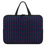 DNA Helix Pattern Print Laptop Sleeve With Handle