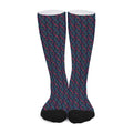 DNA Helix Pattern Print Long Socks