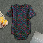 DNA Helix Pattern Print Men's Bodysuit