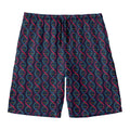 DNA Helix Pattern Print Men's Swim Trunks