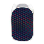 DNA Helix Pattern Print Mesh Laundry Hamper