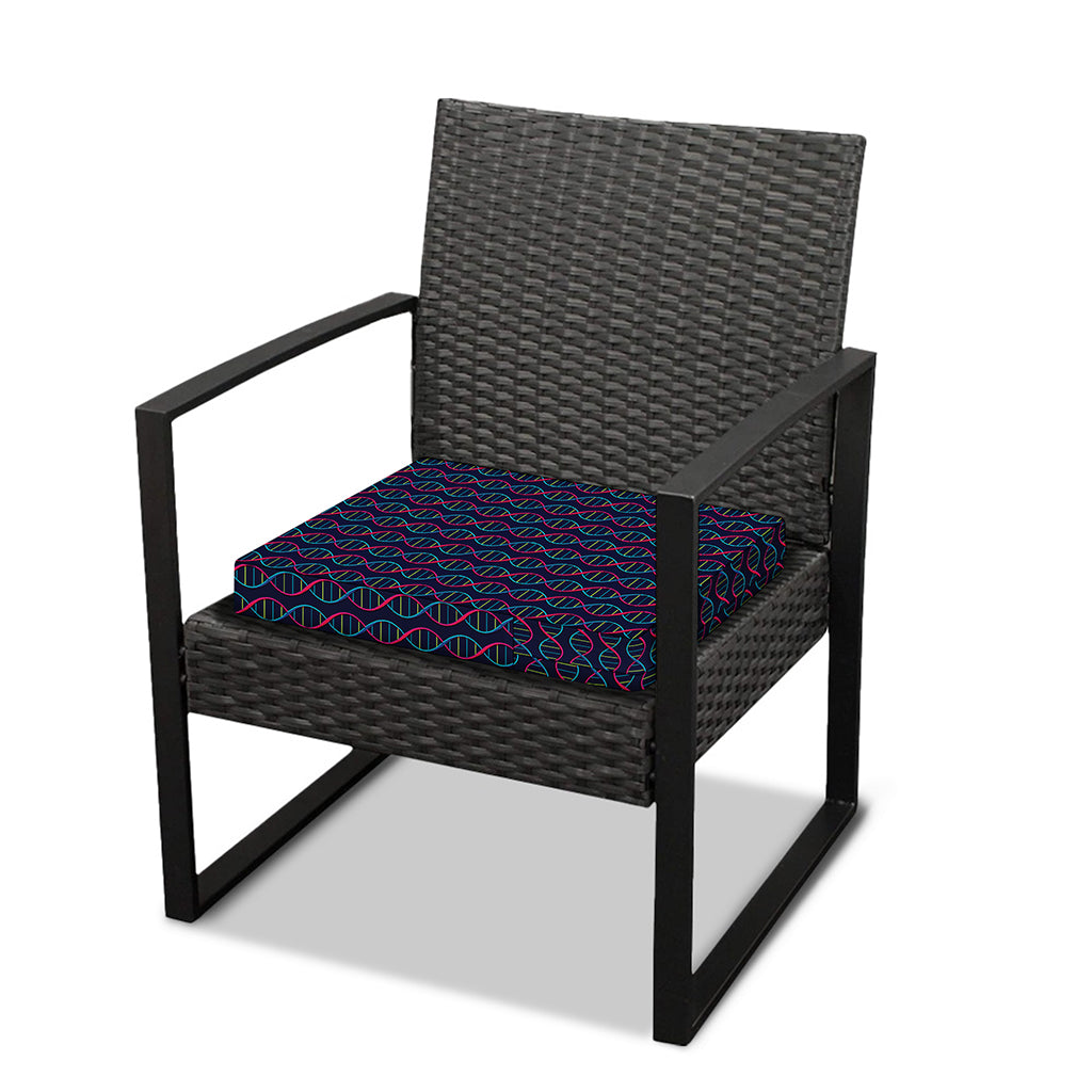 DNA Helix Pattern Print Outdoor Seat Cushion Cover