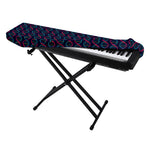 DNA Helix Pattern Print Piano Keyboard Cover