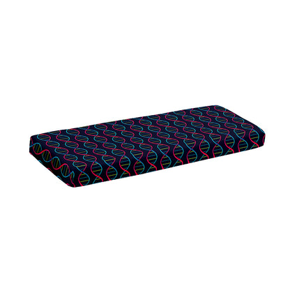 DNA Helix Pattern Print Piano Keyboard Cover