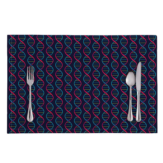 DNA Helix Pattern Print Placemat