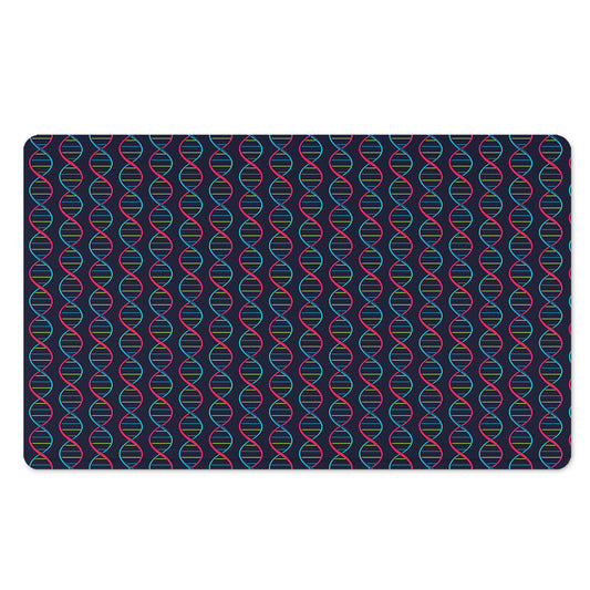 DNA Helix Pattern Print Polyester Doormat