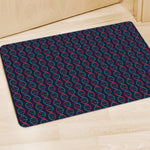 DNA Helix Pattern Print Polyester Doormat
