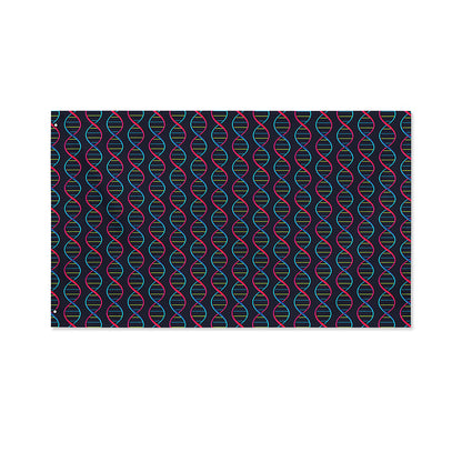 DNA Helix Pattern Print Polyester Flag