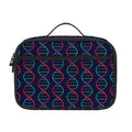 DNA Helix Pattern Print Portable Lunch Bag