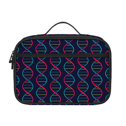 DNA Helix Pattern Print Portable Lunch Bag