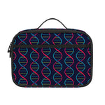 DNA Helix Pattern Print Portable Lunch Bag