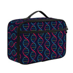 DNA Helix Pattern Print Portable Lunch Bag