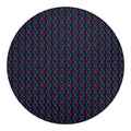 DNA Helix Pattern Print Round Blanket