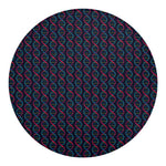DNA Helix Pattern Print Round Blanket