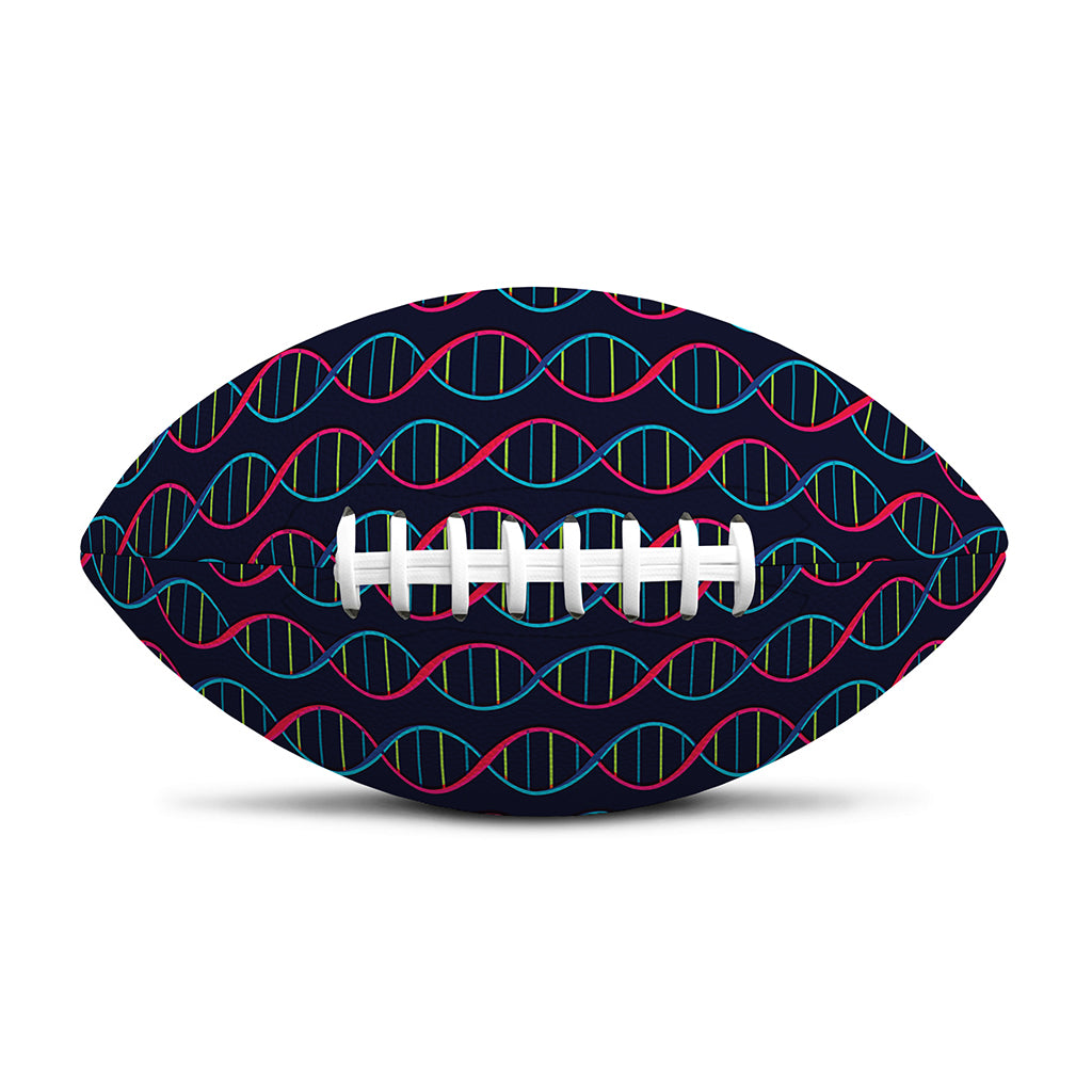 DNA Helix Pattern Print Rugby Ball