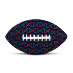DNA Helix Pattern Print Rugby Ball