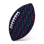 DNA Helix Pattern Print Rugby Ball