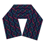 DNA Helix Pattern Print Scarf