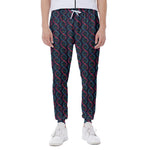 DNA Helix Pattern Print Scuba Joggers