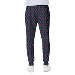 DNA Helix Pattern Print Scuba Joggers