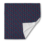 DNA Helix Pattern Print Silk Bandana