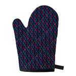 DNA Helix Pattern Print Single Oven Mitt