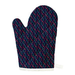 DNA Helix Pattern Print Single Oven Mitt