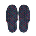 DNA Helix Pattern Print Slippers