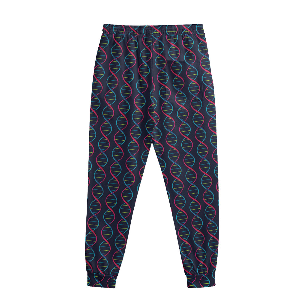 DNA Helix Pattern Print Sweatpants