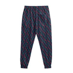 DNA Helix Pattern Print Sweatpants