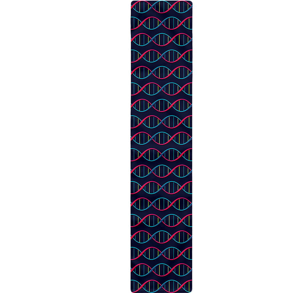 DNA Helix Pattern Print Table Runner