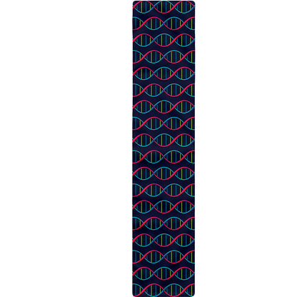 DNA Helix Pattern Print Table Runner