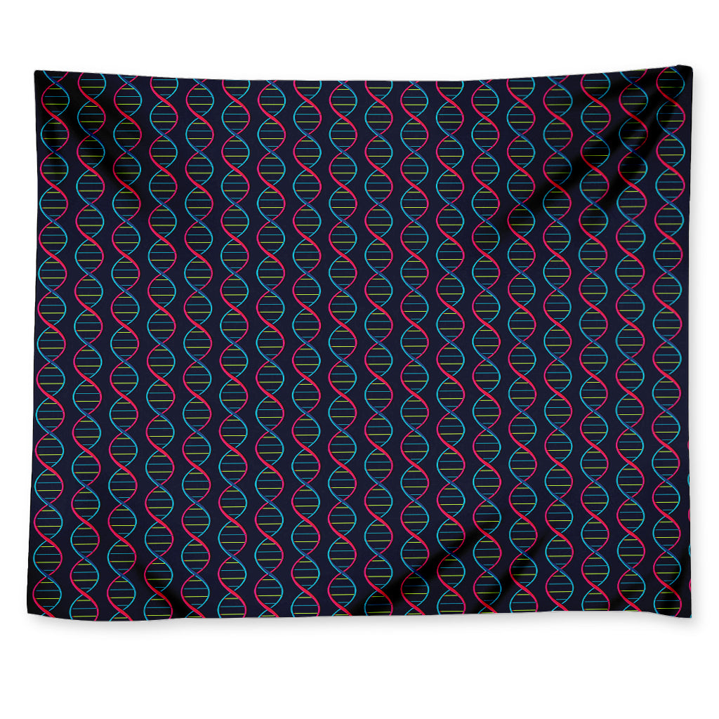 DNA Helix Pattern Print Tapestry