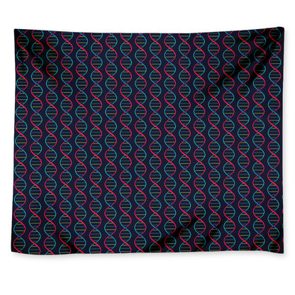 DNA Helix Pattern Print Tapestry