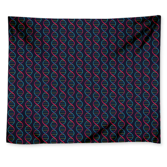 DNA Helix Pattern Print Tapestry